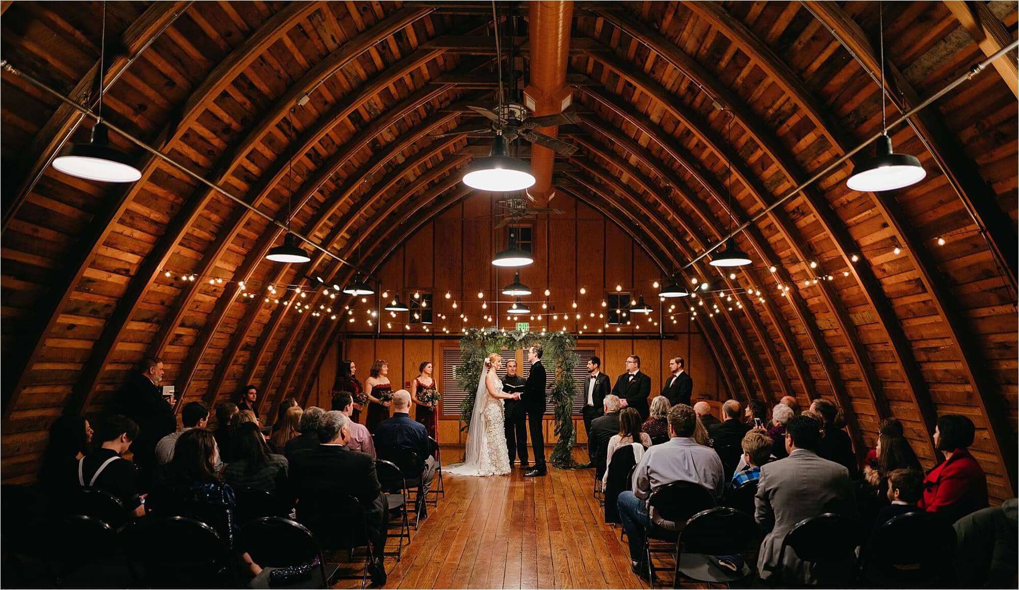 Bend Oregon Winter Wedding Venues Hollinshead Barn 